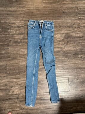 Zara Light Blue Skinny Jeans
